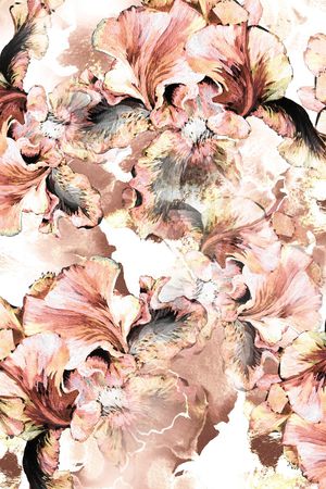 笔触印花华亿平台图片