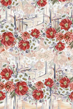 水彩印花华亿平台图片