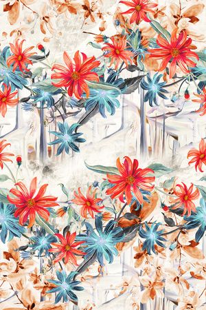 水彩印花华亿平台图片