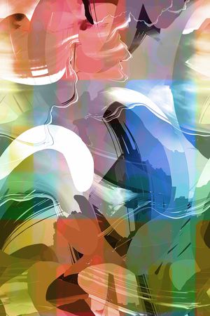 水墨印花华亿平台图片