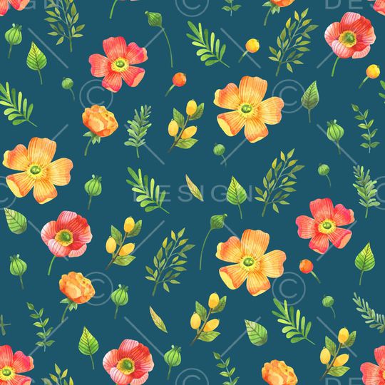 水彩印花华亿平台图片