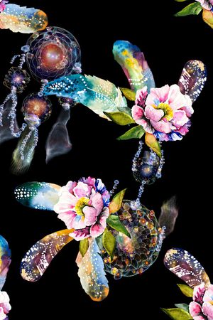 荷花印花华亿平台图片