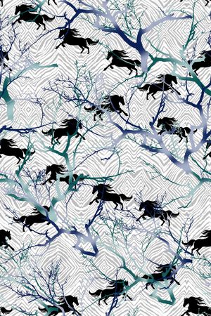 斑马纹印花华亿平台图片