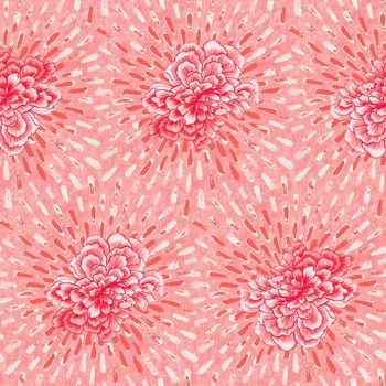 870698-复古渐变传统花朵-2