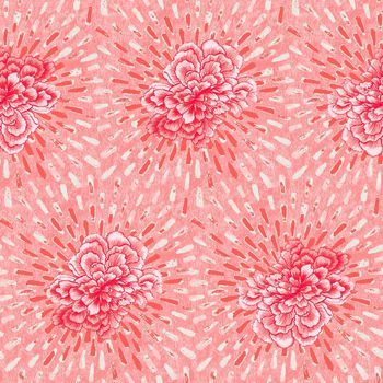 870701-复古渐变传统花朵-2