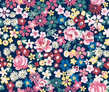 小碎花印花华亿平台图片