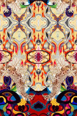 油画风印花华亿平台图片