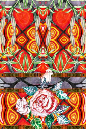 中国风印花华亿平台图片