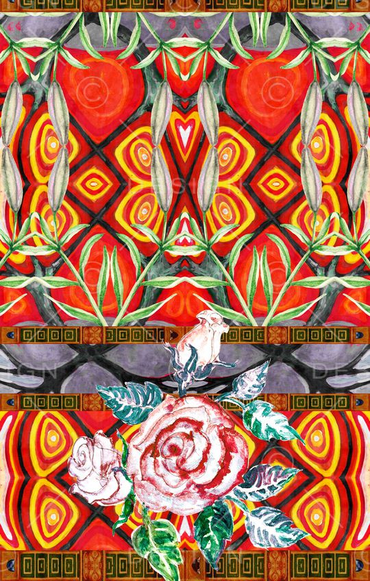 中国风印花华亿平台图片