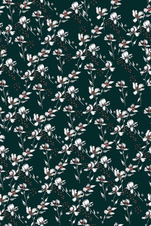 小碎花印花华亿平台图片