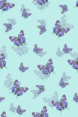 满版散花印花华亿平台图片