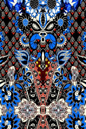 几何印花华亿平台图片