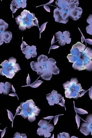 花鸟印花华亿平台图片