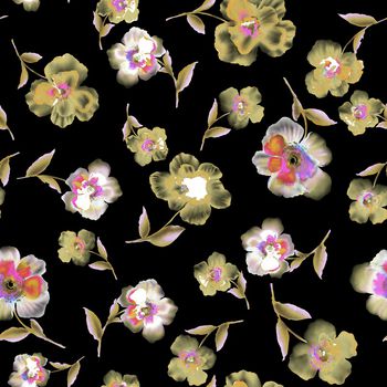 花鸟印花华亿平台图片