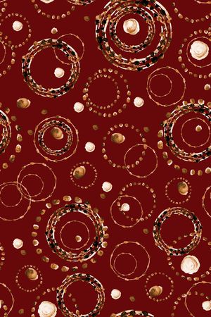 圆形印花华亿平台图片