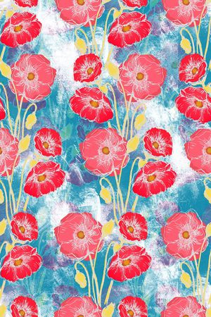 花朵印花华亿平台图片