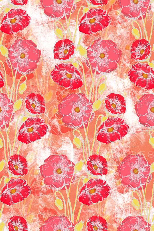 花朵印花华亿平台图片