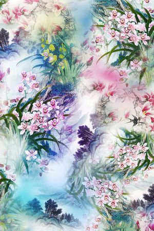 山水印花华亿平台图片