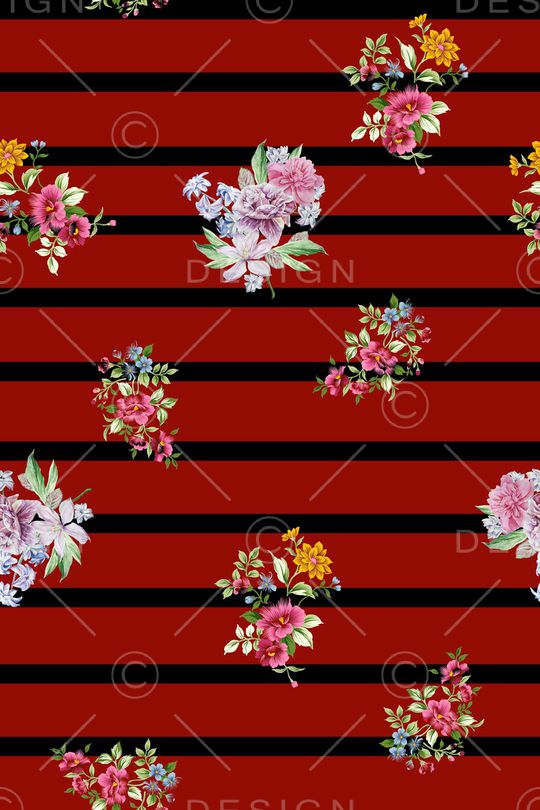 条纹印花华亿平台图片