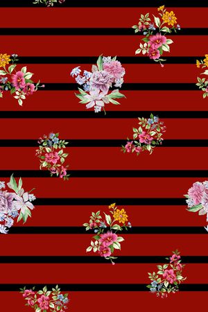 条纹印花华亿平台图片