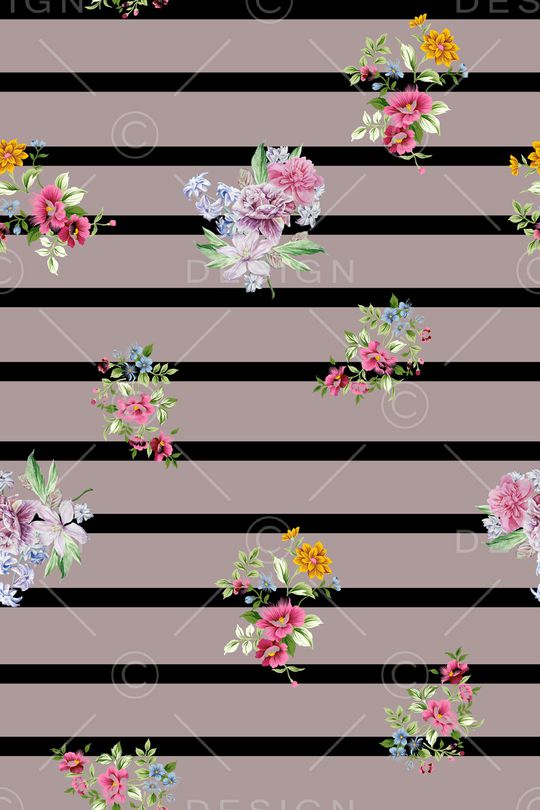 条纹印花华亿平台图片