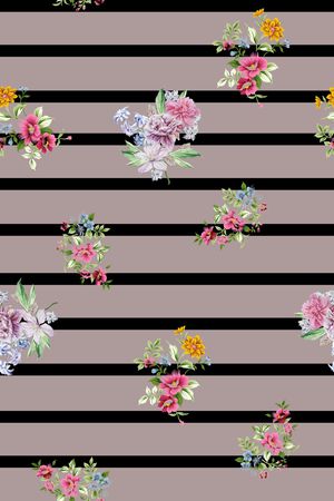 条纹印花华亿平台图片