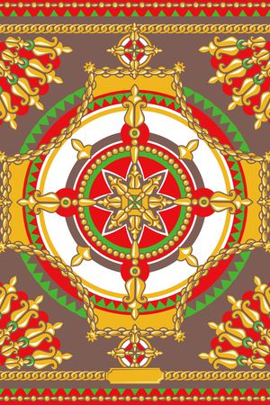 民族风印花华亿平台图片