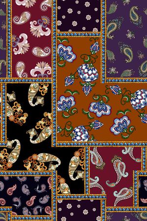 欧式花纹印花华亿平台图片