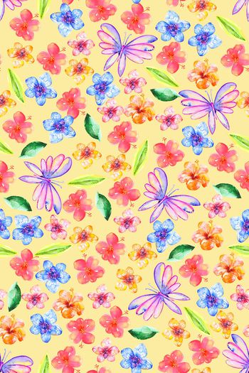 小碎花印花华亿平台图片