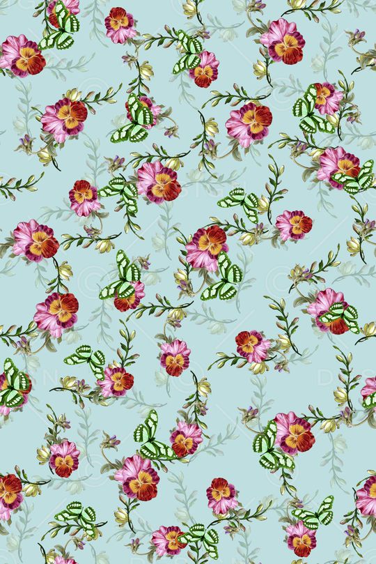 花朵印花华亿平台图片