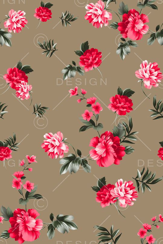 牡丹印花华亿平台图片