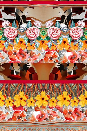 花朵印花华亿平台图片