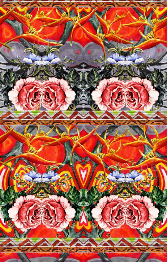 花朵印花华亿平台图片