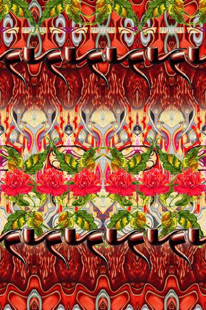 波西米亚印花华亿平台图片