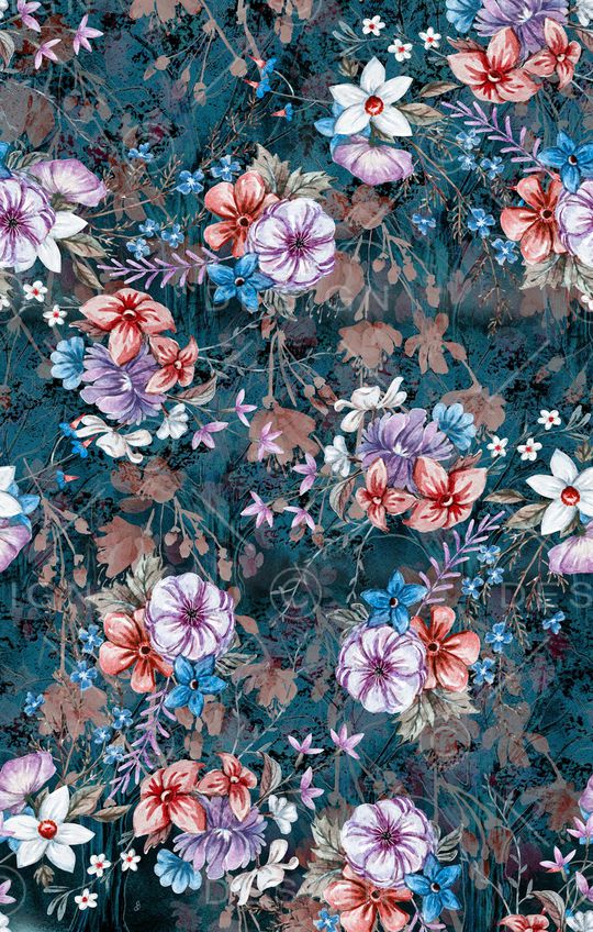 小碎花印花华亿平台图片