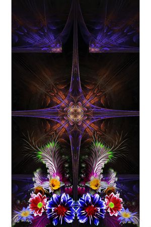 抽象印花华亿平台图片