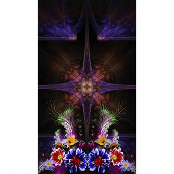 抽象印花华亿平台图片