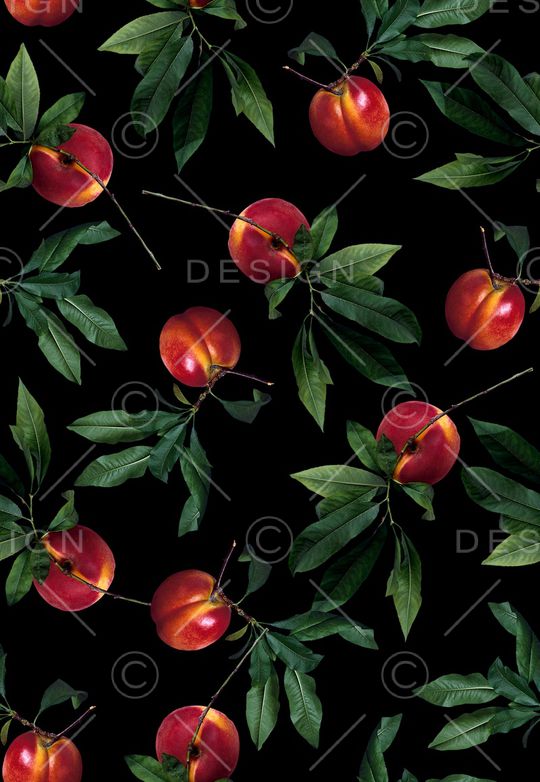 热带水果花卉印花华亿平台图片