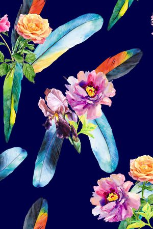 水彩印花华亿平台图片