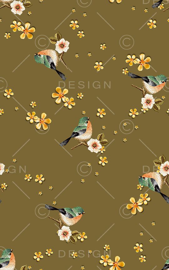 春夏清爽雪纺真丝棉丝巾布料泳装童趣印花印花华亿平台图片