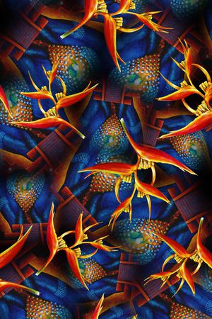 花朵印花华亿平台图片