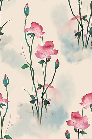 中国风印花华亿平台图片