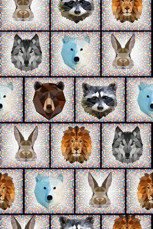 格子印花华亿平台图片