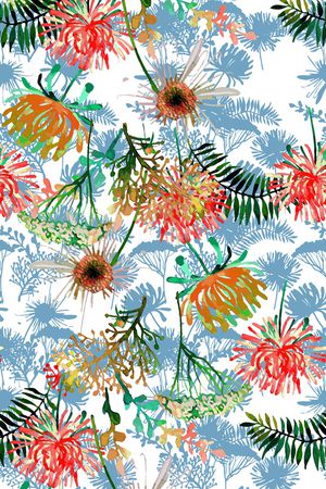 植物印花华亿平台图片