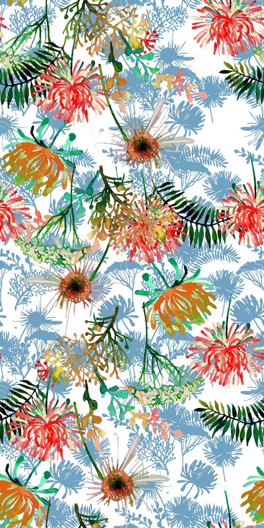 植物印花华亿平台图片