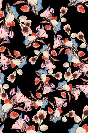 植物印花华亿平台图片