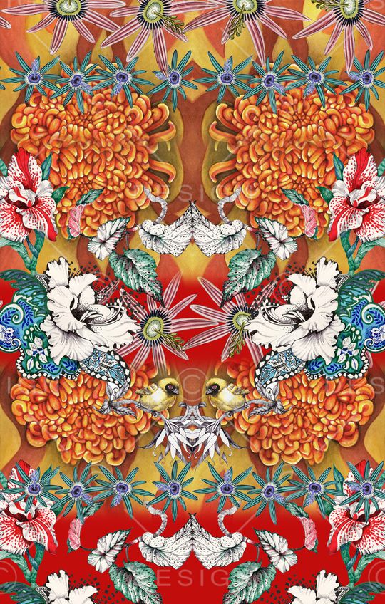 波西米亚印花华亿平台图片