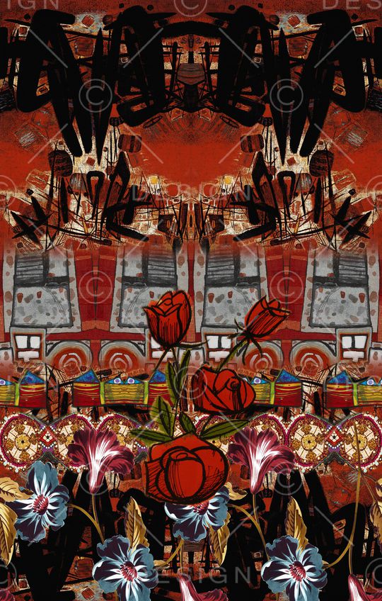 波西米亚印花华亿平台图片