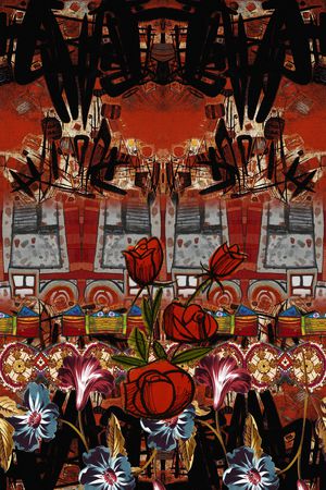 波西米亚印花华亿平台图片