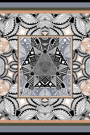 三角形印花华亿平台图片